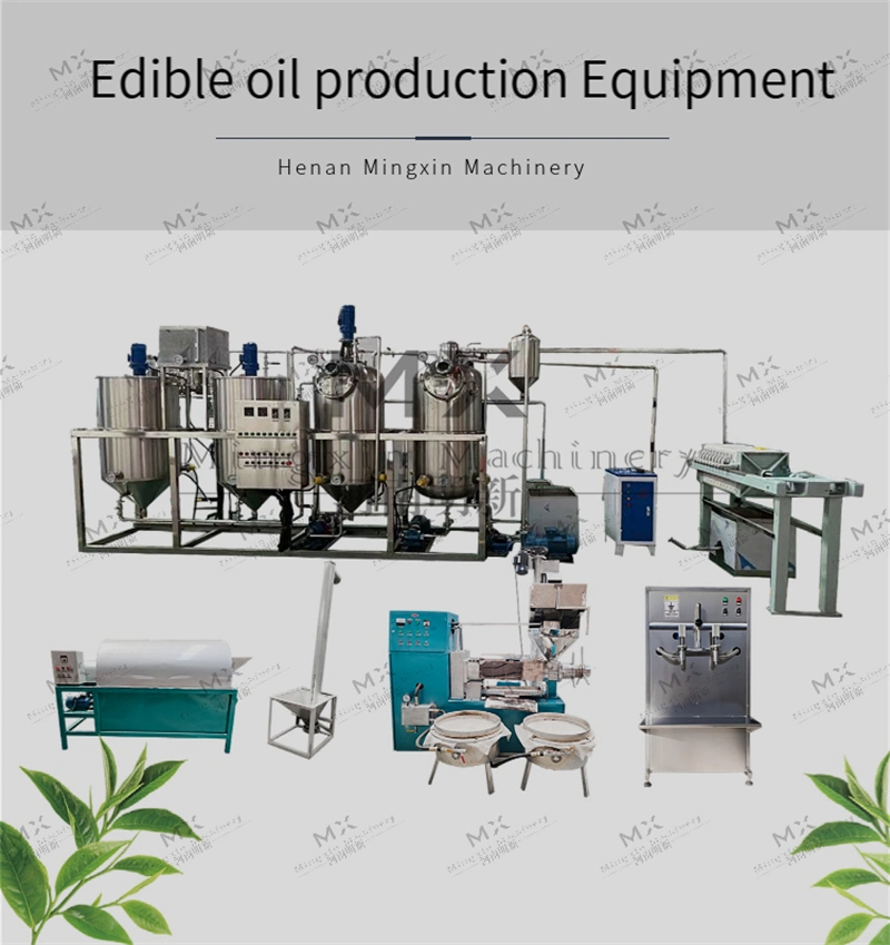 Mini Crude Oil Refinery Cooking Oil Machine for Soya Palm Sunflower Oil Product Plant